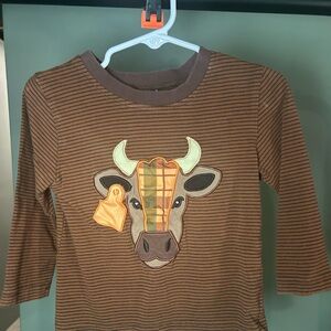 Long Sleeve Cow Shirt